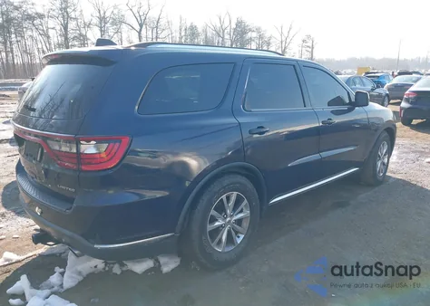 2014 Dodge Durango Limited z USA, uszkodzony, nr VIN 1C4RDHDG9EC975989